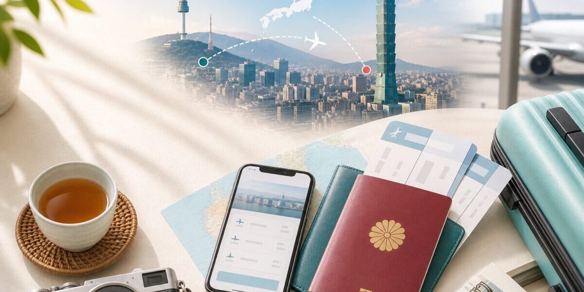 韓国・台湾の航空券とビザ完全ガイド|格安チケットの取り方・入国条件まとめ【2026年最新】